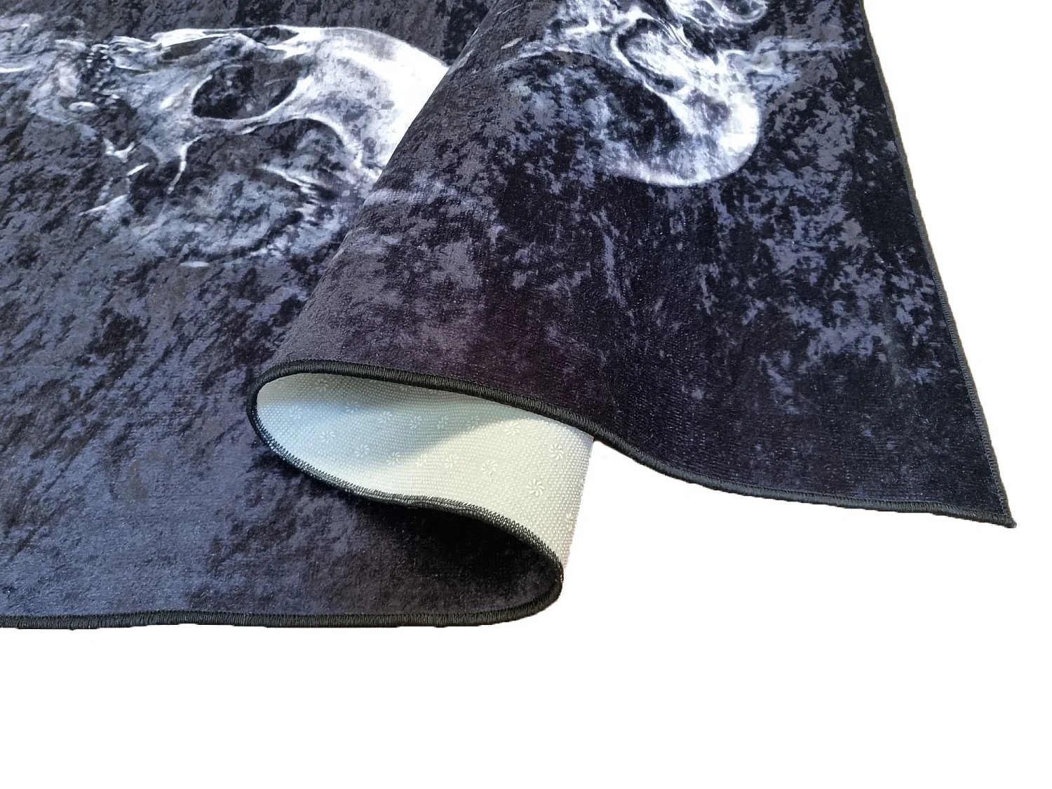 Dywan do salonu 120x180 cm z poliestru Skull Housse De Rêve z wzorem