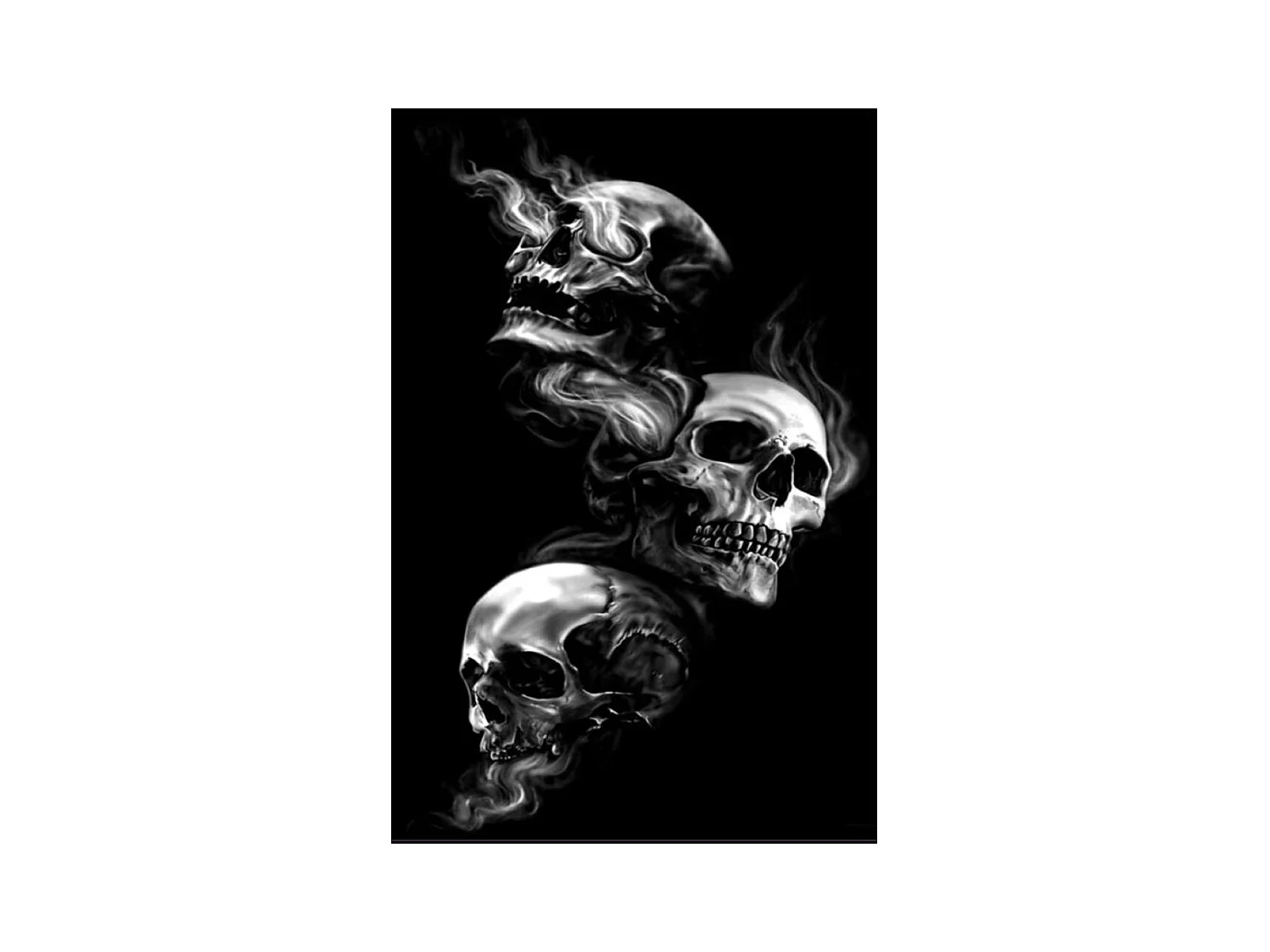 Woonkamertapijt 120x180 cm Polyester Skull Housse De Rêve met designpatronen