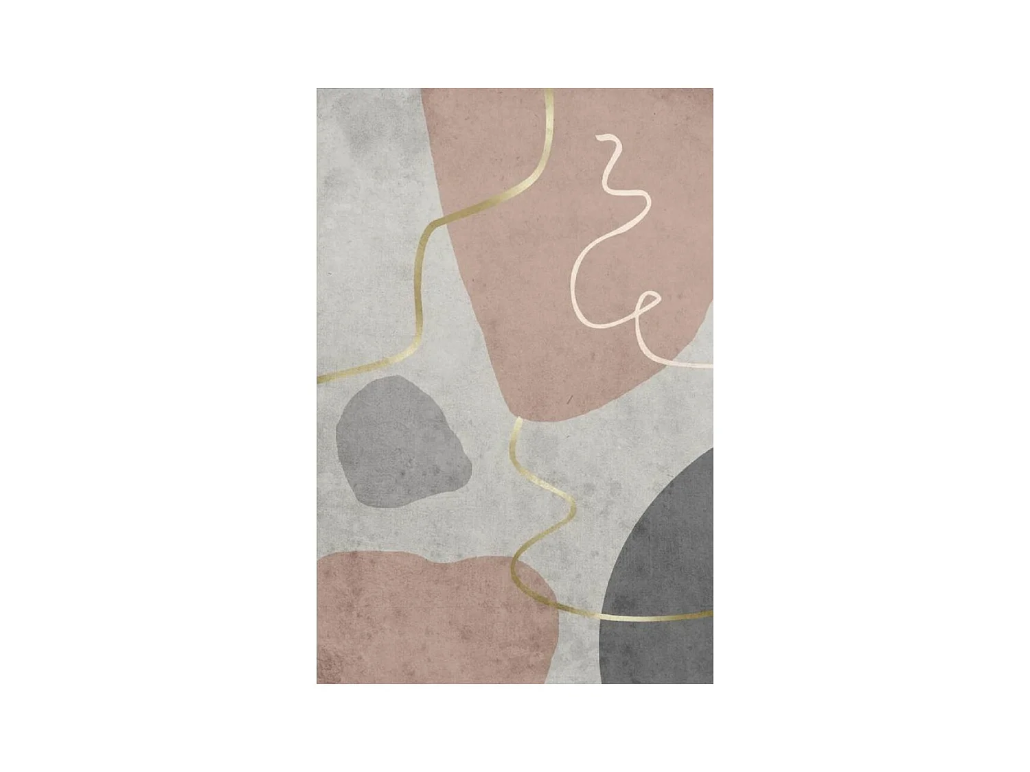 Tapis de salon 120x180 cm Polyester Simply Rose