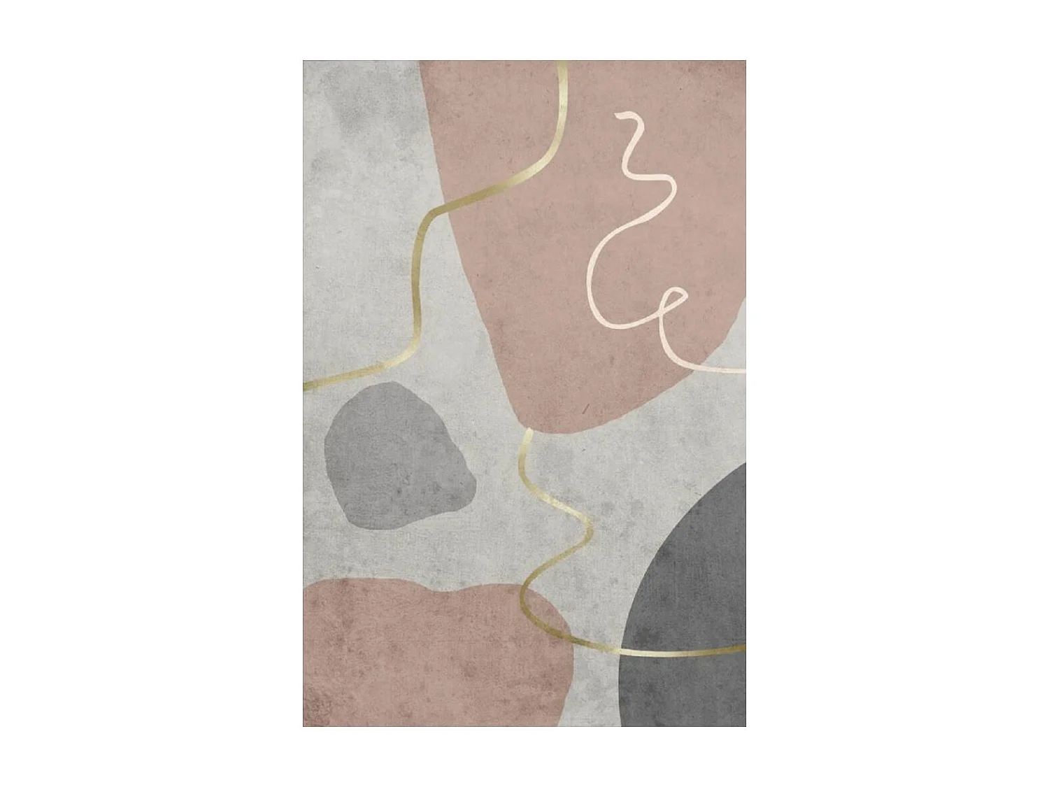 Tapete de sala de estar Polyester Simply Rose Housse De Rêve 120x180 cm