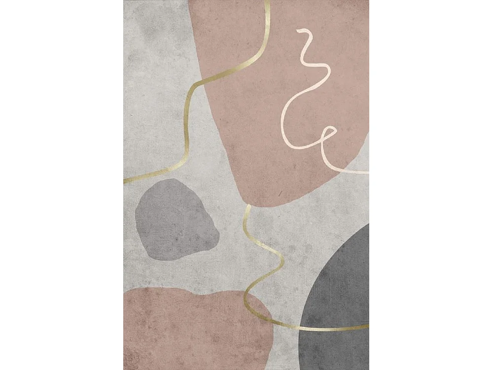 Tapete de sala de estar Polyester Simply Rose Housse De Rêve 120x180 cm