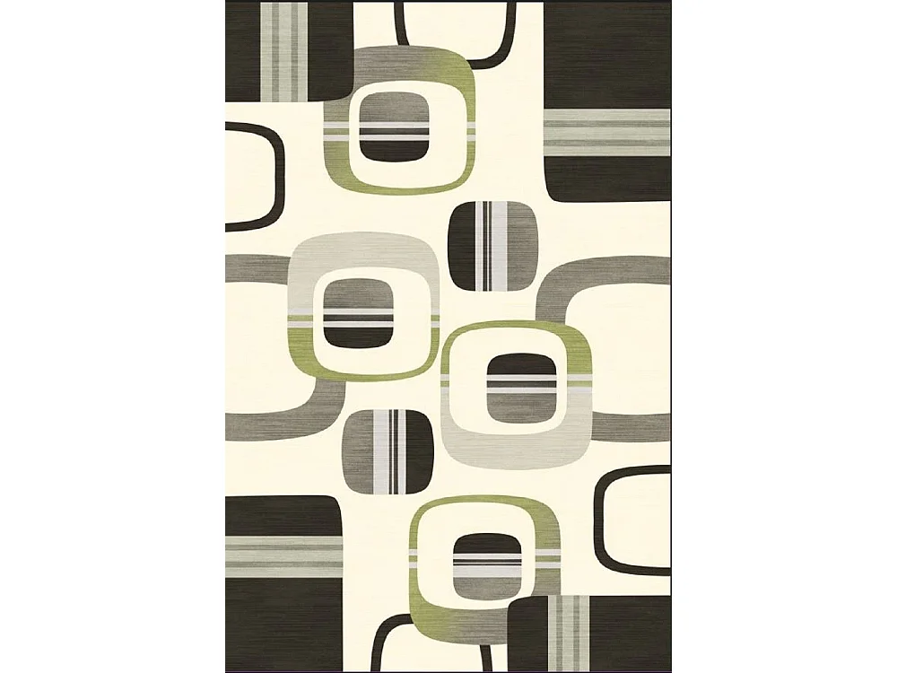 Tapis de salon 160x230 cm Polyester Gulli Vert