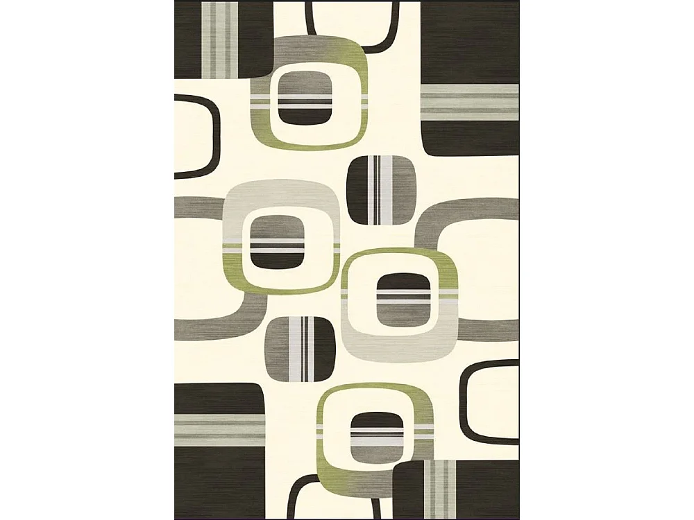 Tapis de salon 160x230 cm Polyester Gulli Vert