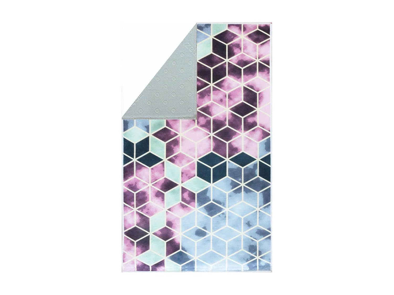 Tapis de salon 160x230 cm Polyester Luxe Rose