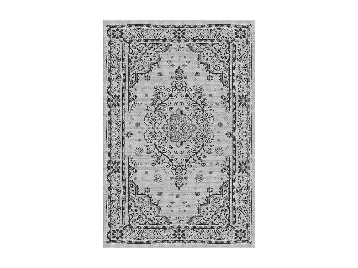 Tapis de salon 300x400 cm Polyester Orient Gris