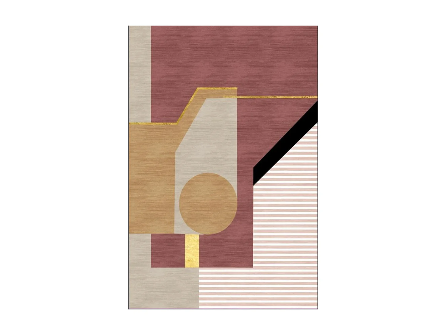 Tapis de salon 160x230 cm Polyester Burano