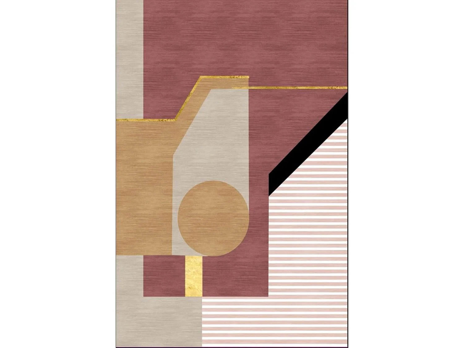 Tapis de salon 160x230 cm Polyester Burano