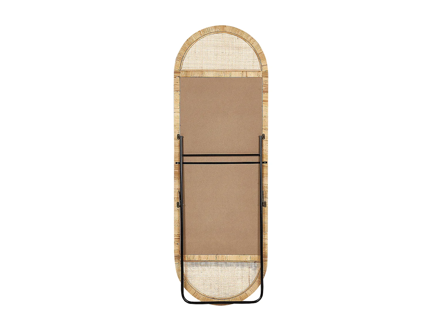 Miroir sur pied BARGES 150 cm Rotin Naturel