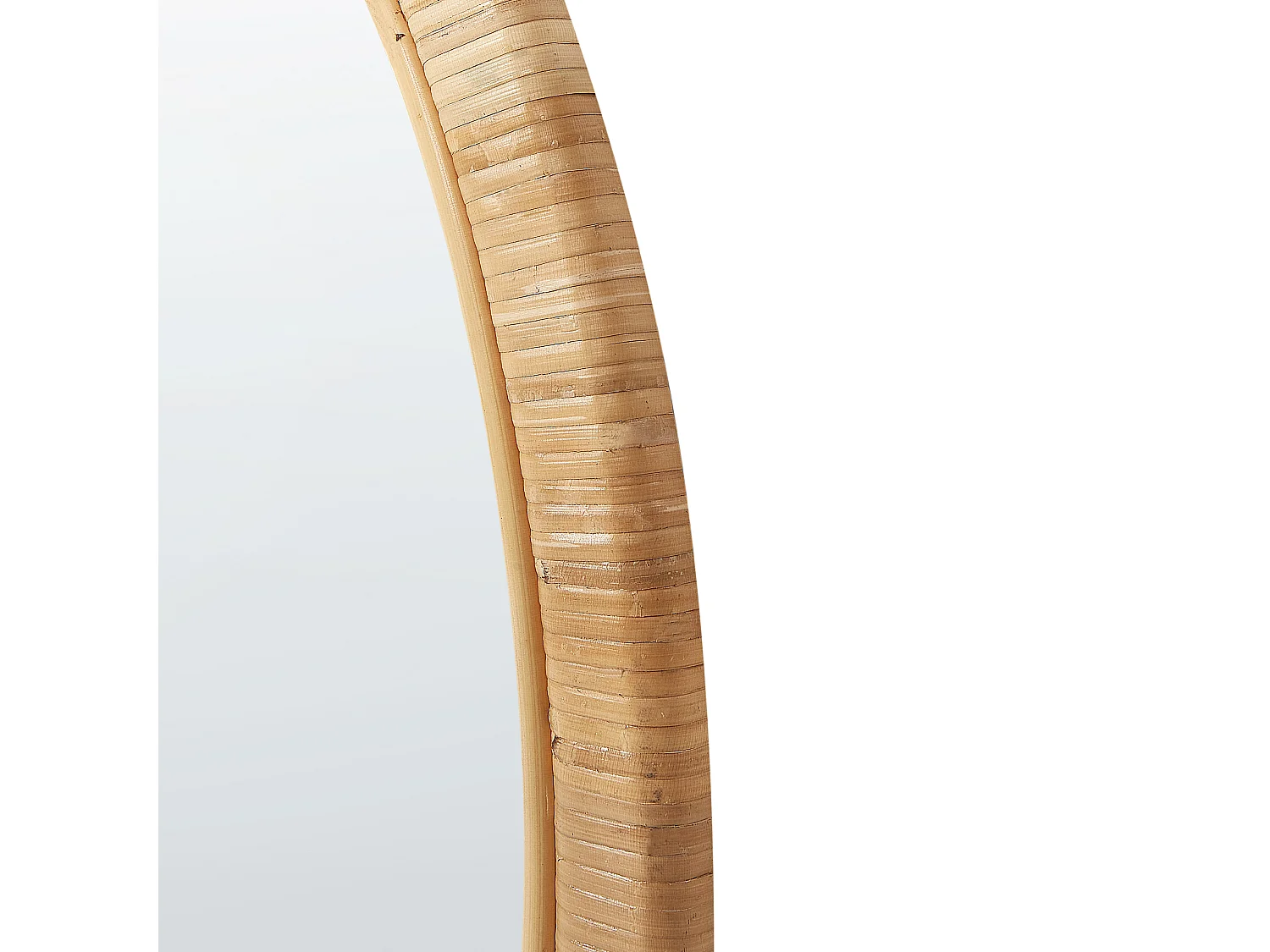 Miroir FOISSY 50 cm 70 cm Rotin Naturel