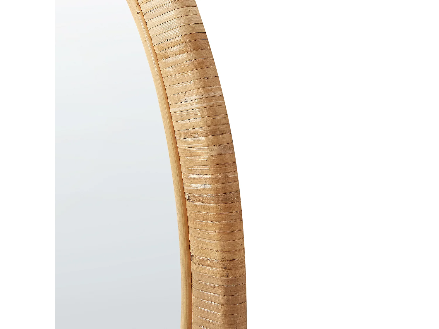 Miroir FOISSY 50 cm 70 cm Rotin Naturel