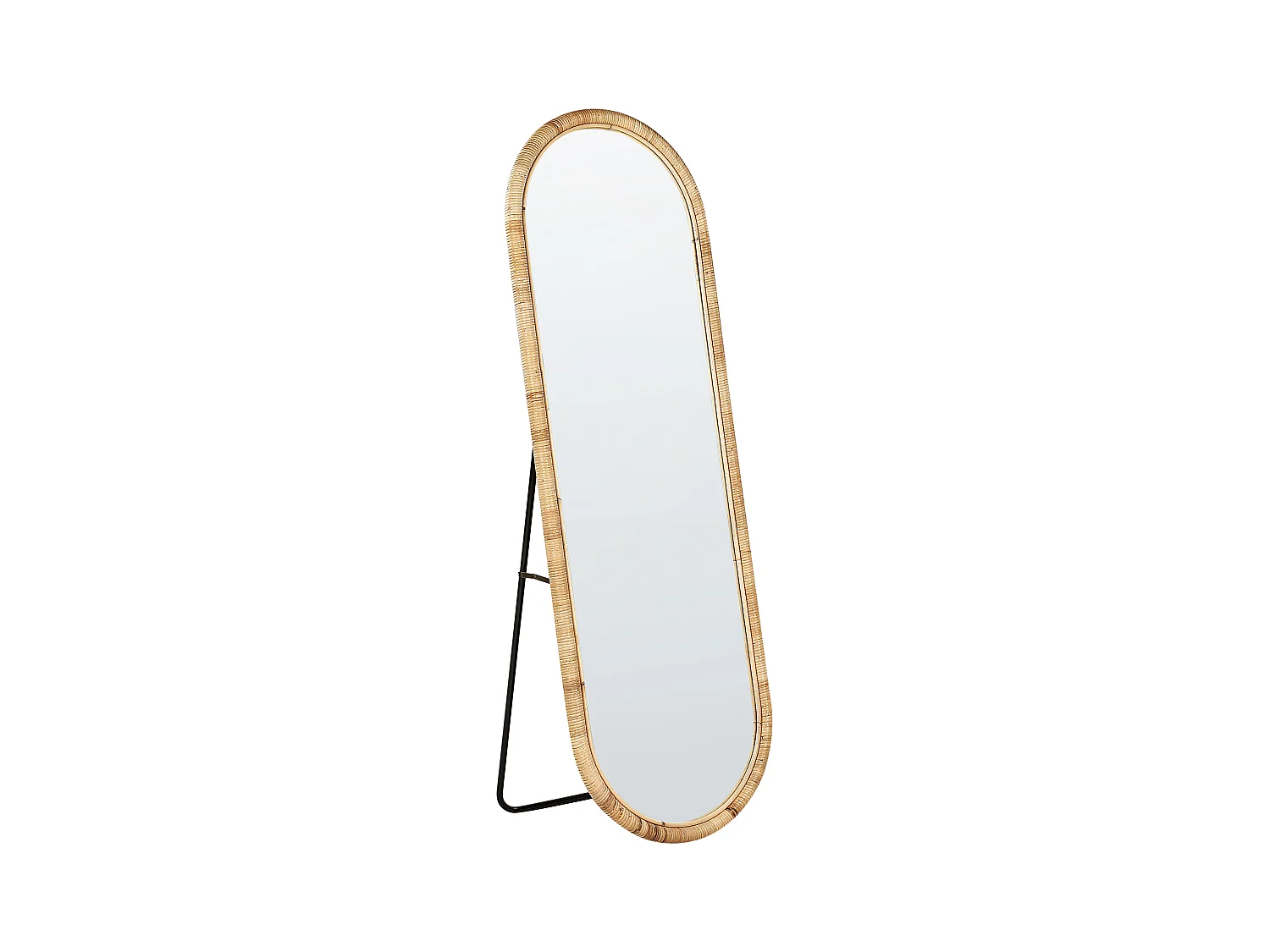 Staande spiegel MONTOT 150 cm Rotan Natuurlijk