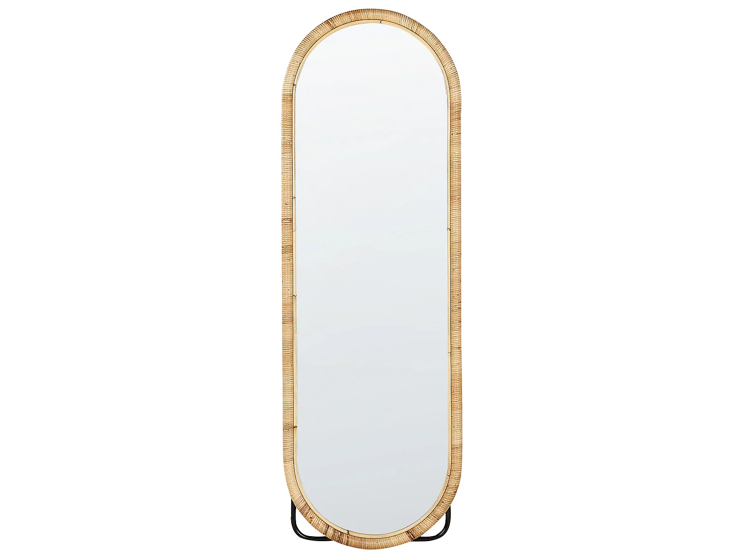 Standing Mirror MONTOT 150 cm Rattan Natural