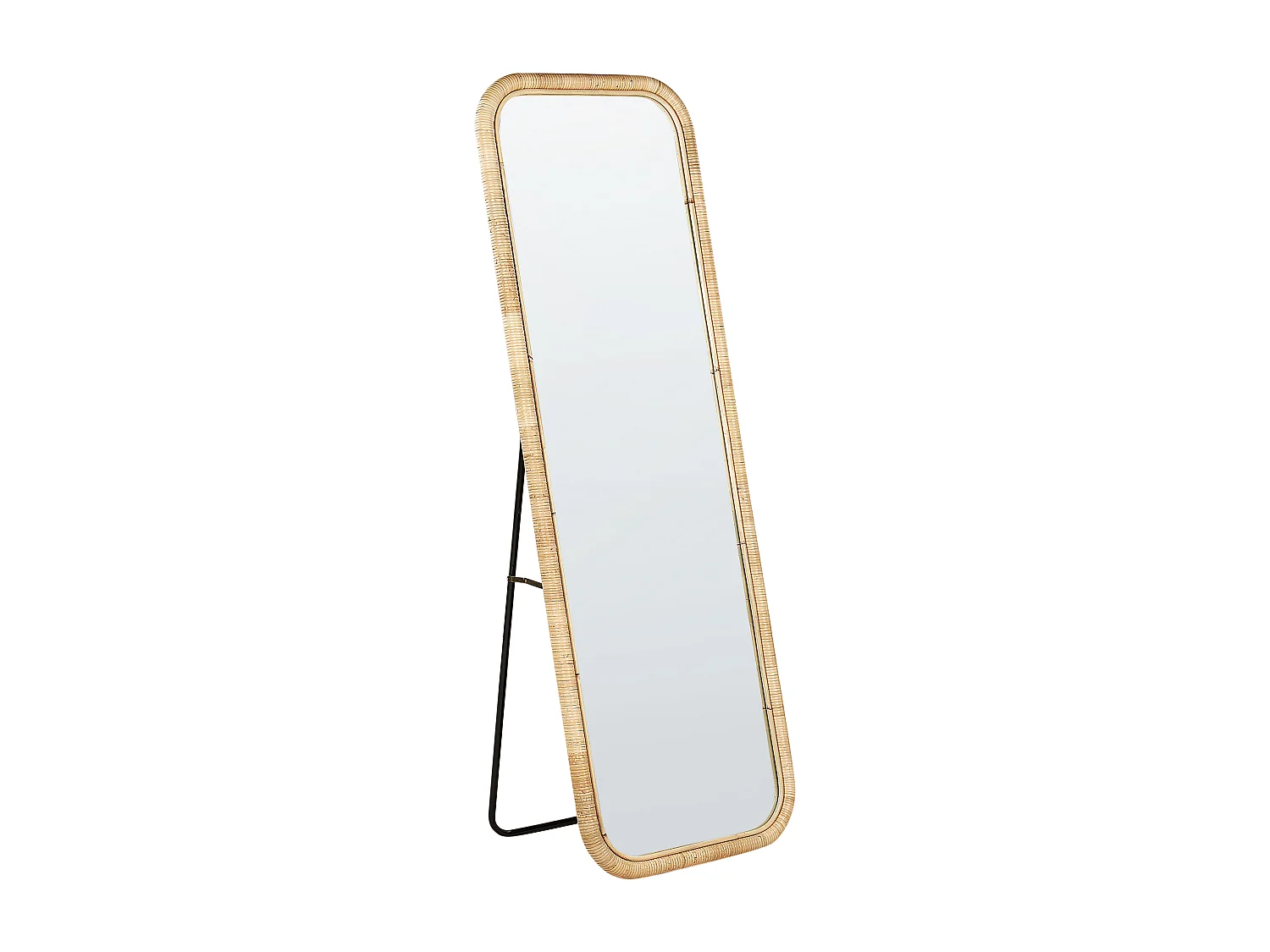 Miroir sur pied MALANGE 150 cm Rotin Naturel