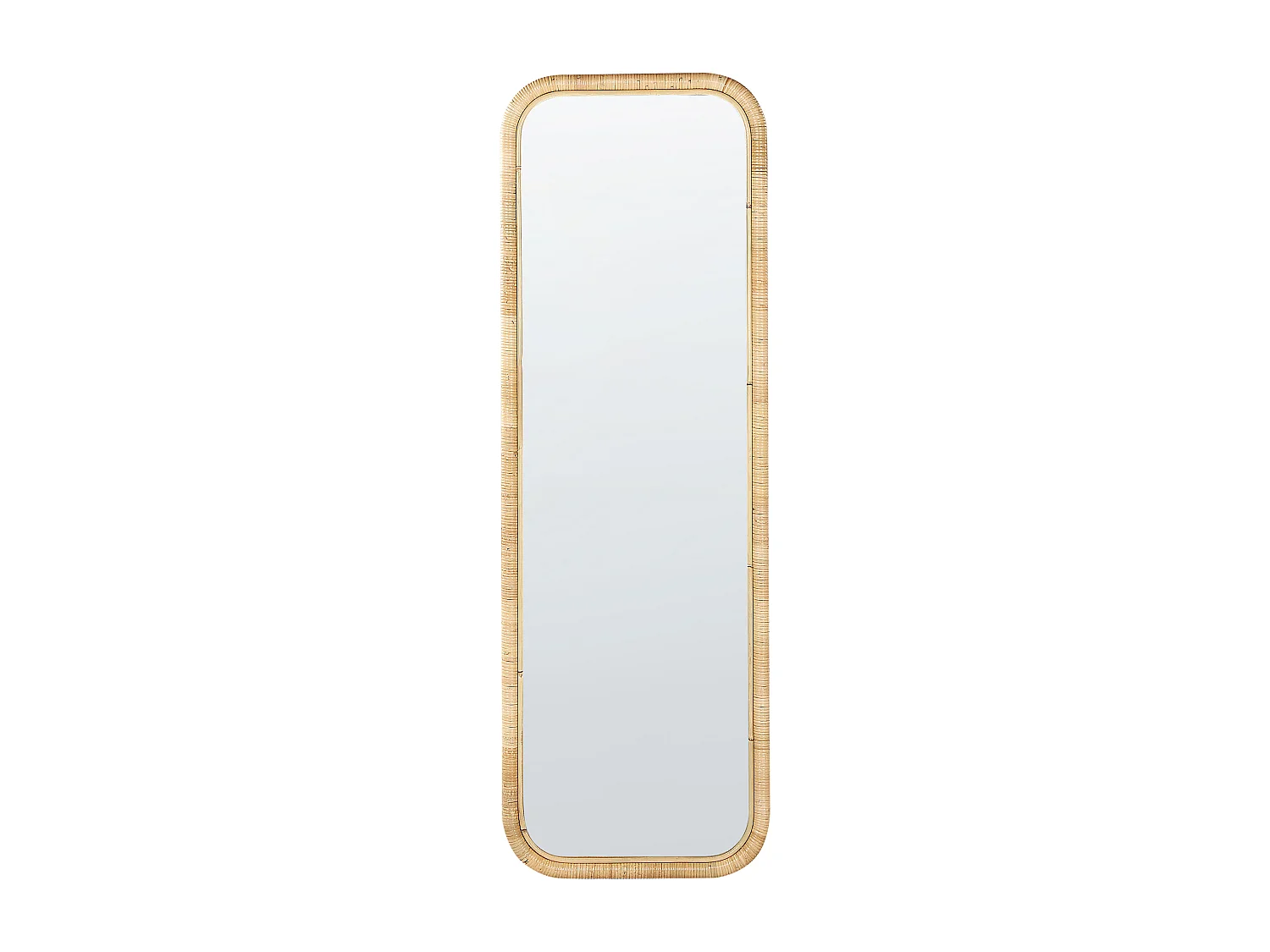 Miroir sur pied MALANGE 150 cm Rotin Naturel
