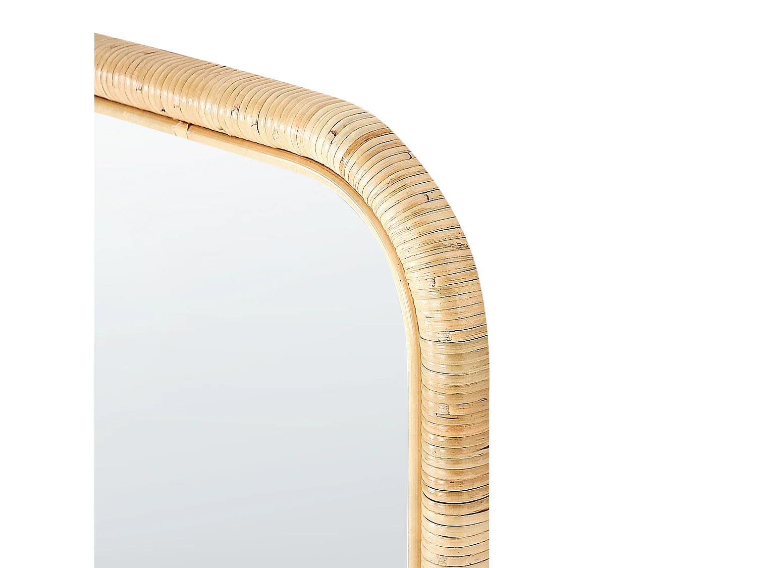 Miroir sur pied MALANGE 150 cm Rotin Naturel