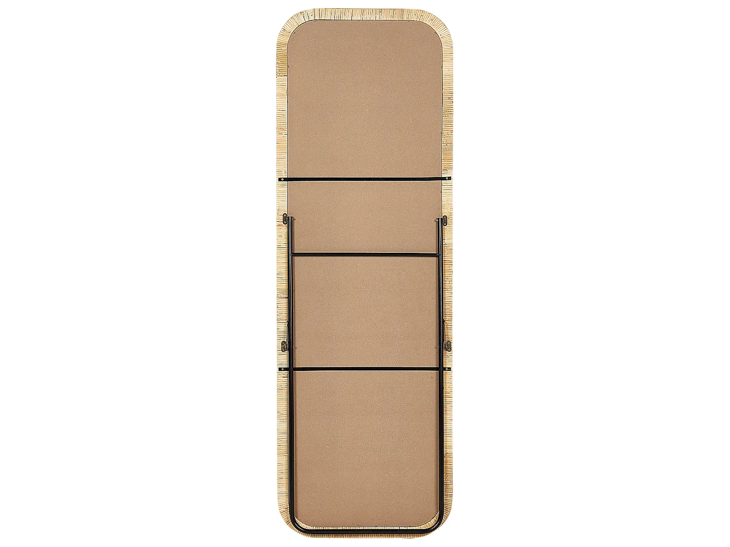 Standing Mirror MALANGE 150 cm Rattan Natural