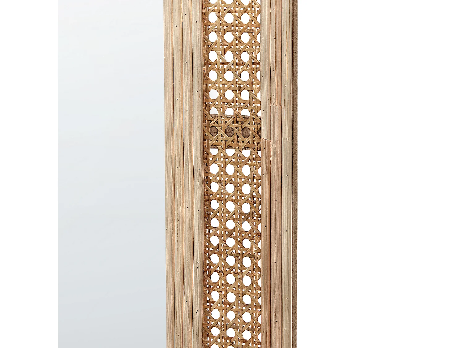 Miroir FRANEY 50 cm 120 cm Rotin Naturel