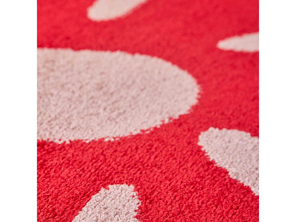 Tapis intérieur à poils longs Swing 385 rouge 160 x 230 cm