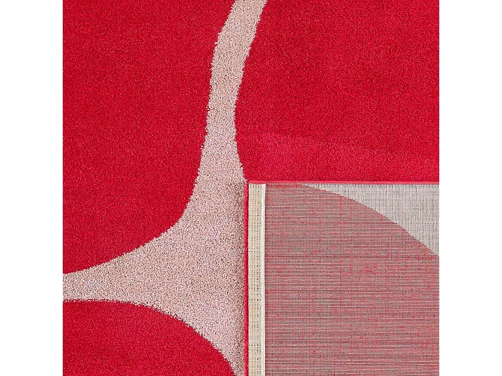 Tapis intérieur à poils longs Swing 385 rouge 80 x 140 cm