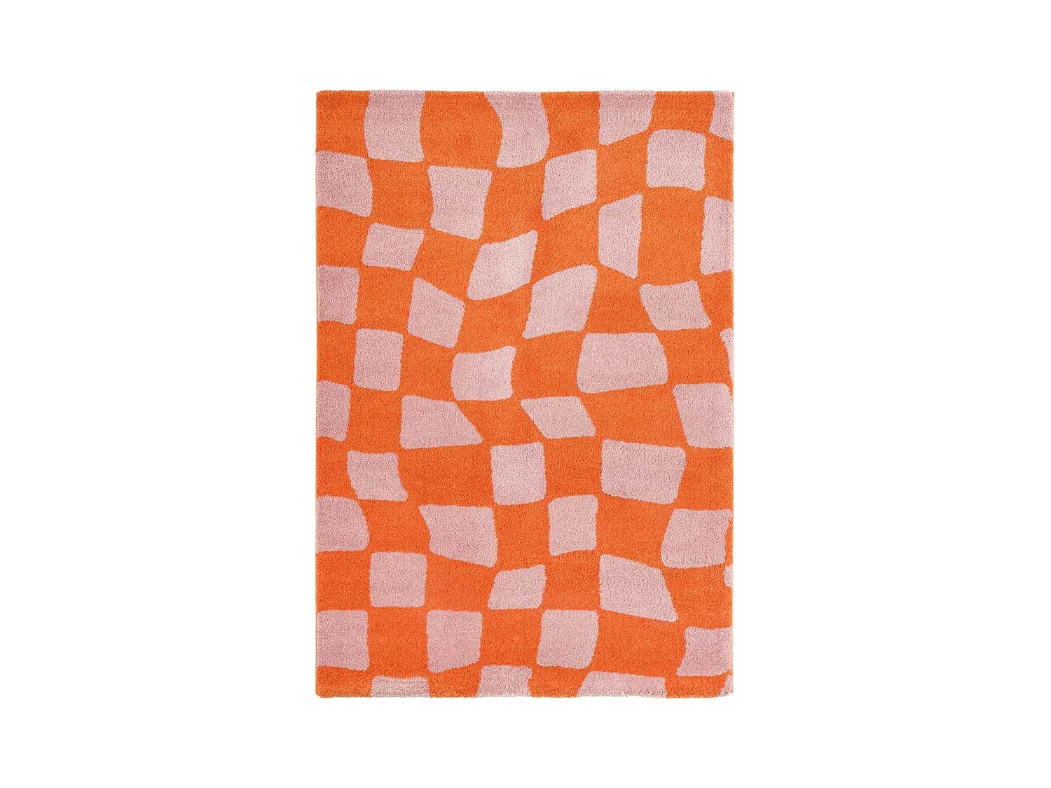 Tapis intérieur à poils longs Swing 383 orange 160 x 230 cm