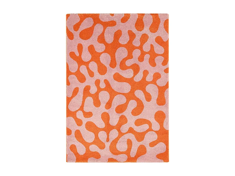 Tapis intérieur à poils longs Swing 384 rose 120 x 160 cm