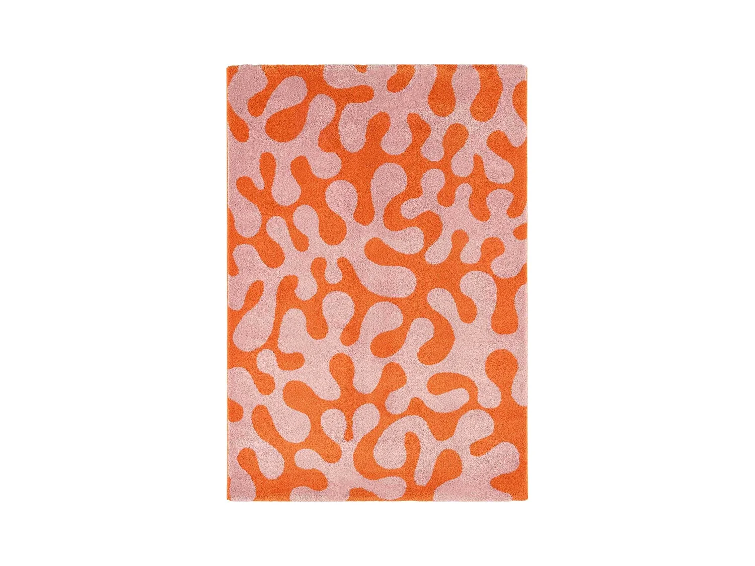 Tapis intérieur à poils longs Swing 384 rose 80 x 140 cm