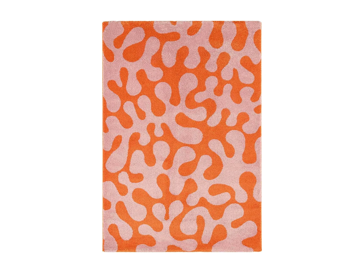 Tapis intérieur à poils longs Swing 384 rose 80 x 140 cm