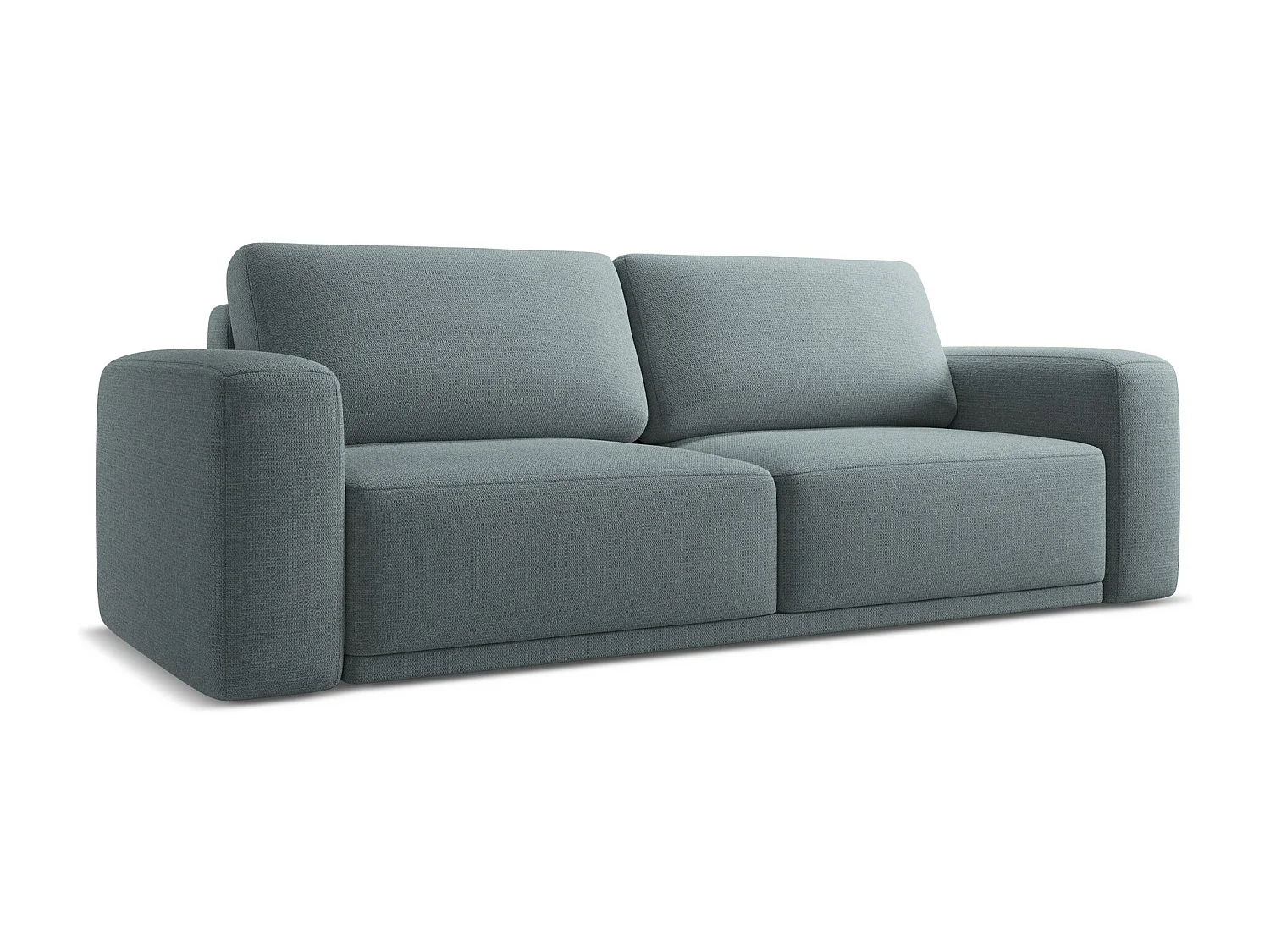 3-Sitzer Sofa mit Schlaffunktion - - Chenille - Jeans - KAILA