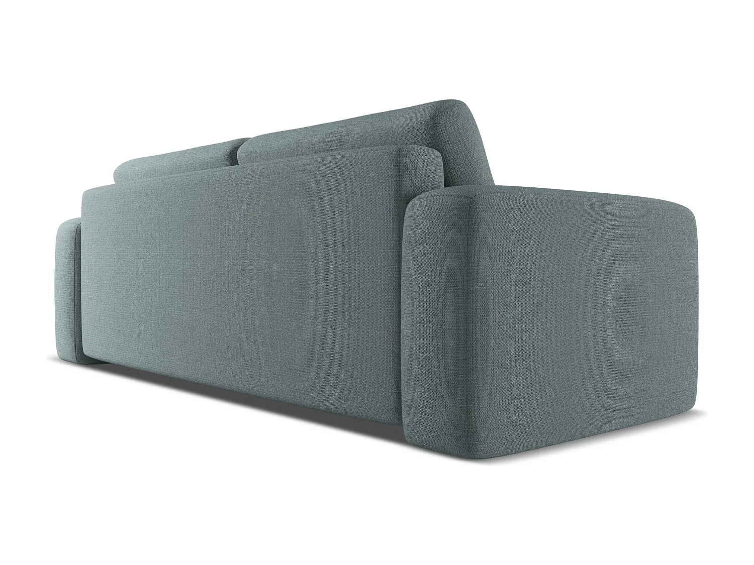 3-Sitzer Sofa mit Schlaffunktion - - Chenille - Jeans - KAILA