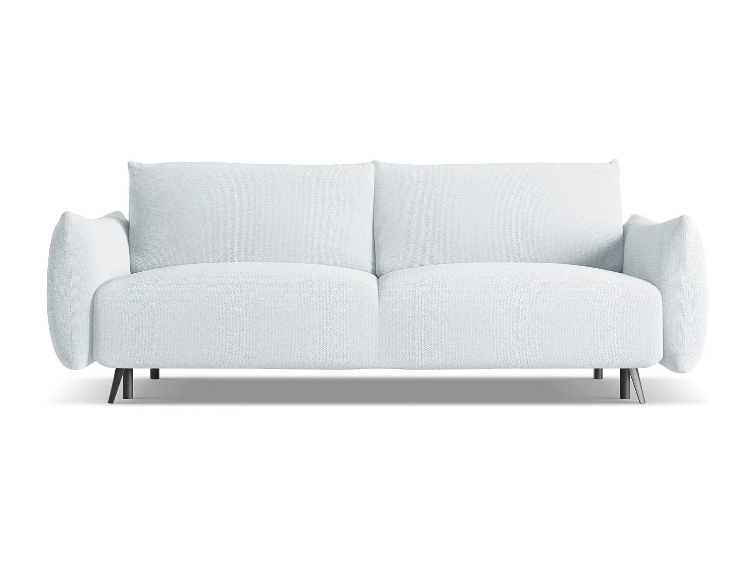 3-Sitzer Sofa mit Schlaffunktion - - Chenille - Hellblau - MALIE