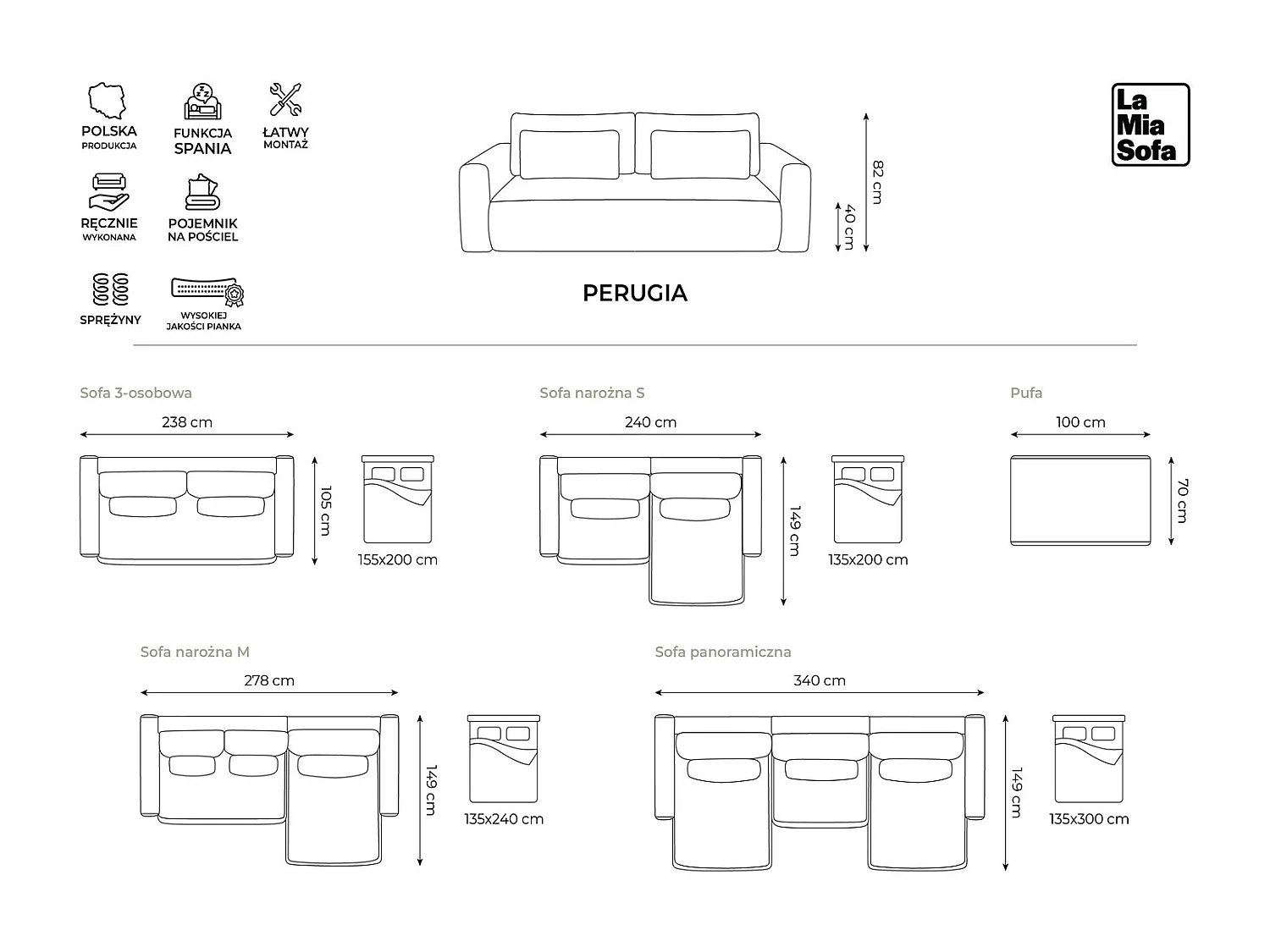 2-Sitzer Ecksofa mit Schlaffunktion - Ecke Rechts - Samt - Flaschengrün - KAPUA