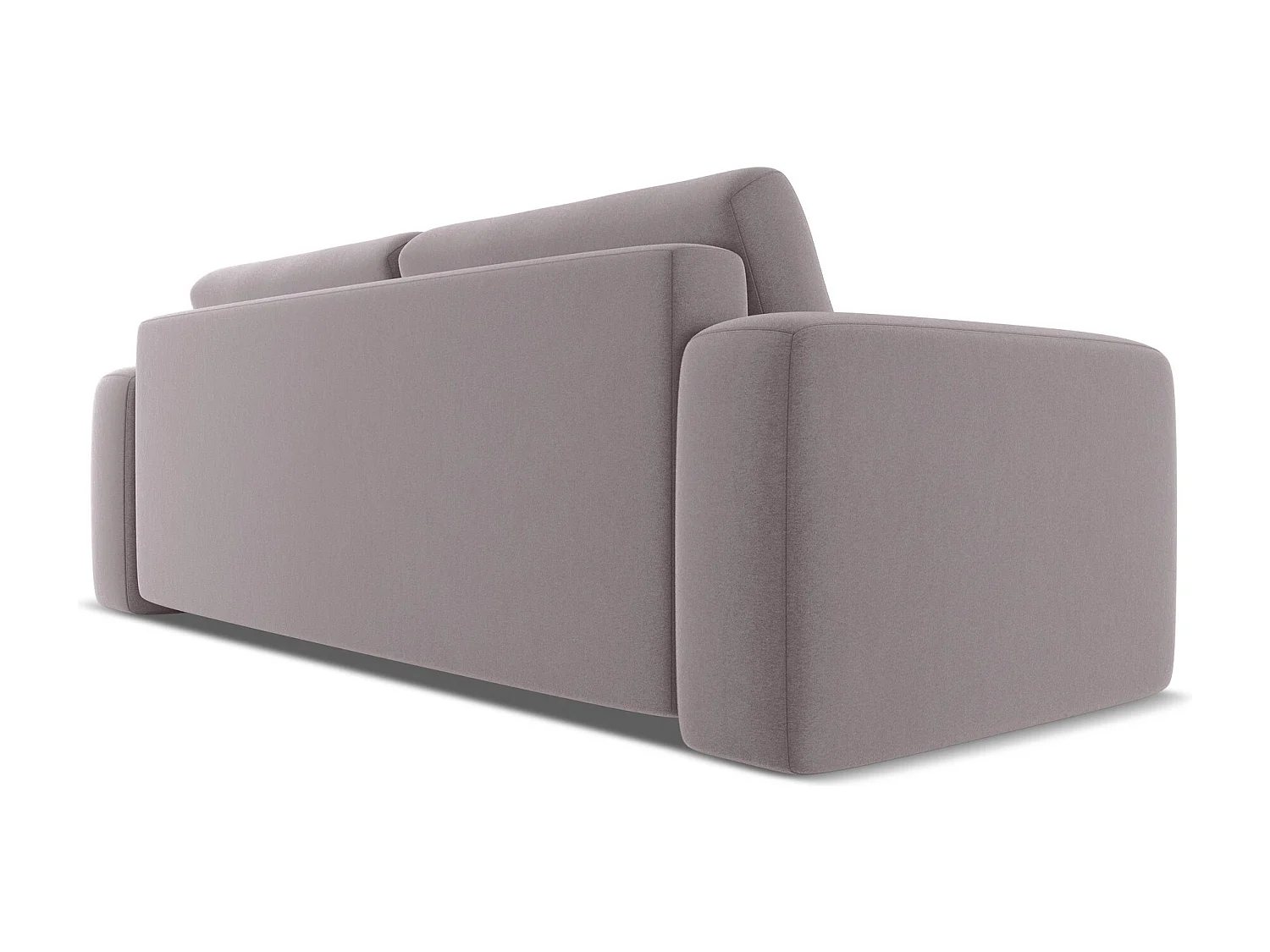 Canapé 3 places convertible en velours - lavande - KAILA