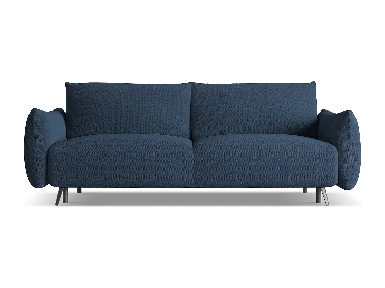 3-Sitzer Sofa mit Schlaffunktion - - Chenille - Königsblau - MALIE