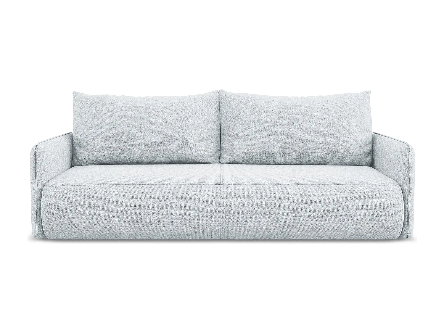 3-Sitzer Sofa mit Schlaffunktion - - Chenille - Hellblau - NANEA