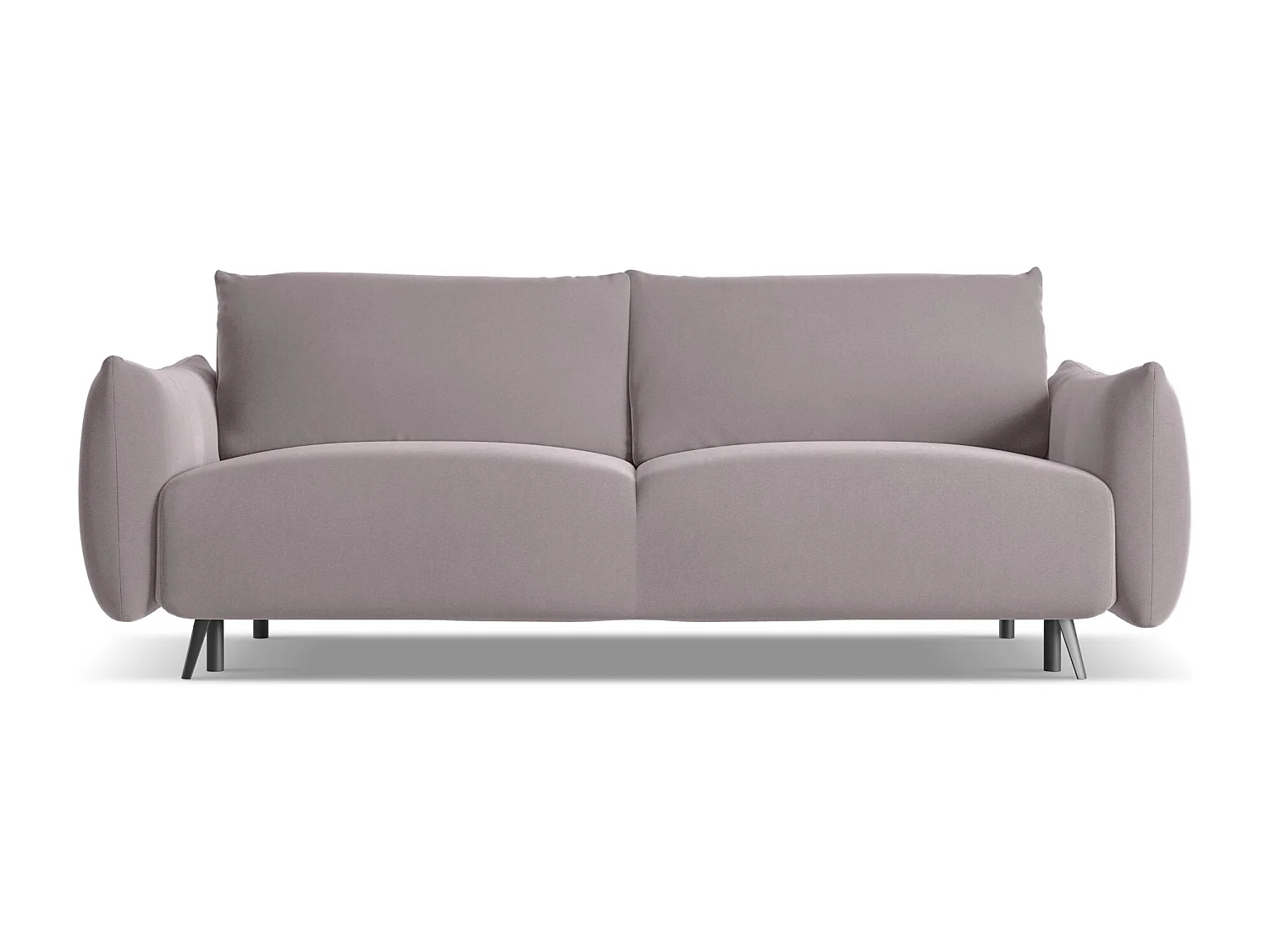 3-Sitzer Sofa mit Schlaffunktion - - Samt - Lavendel - MALIE
