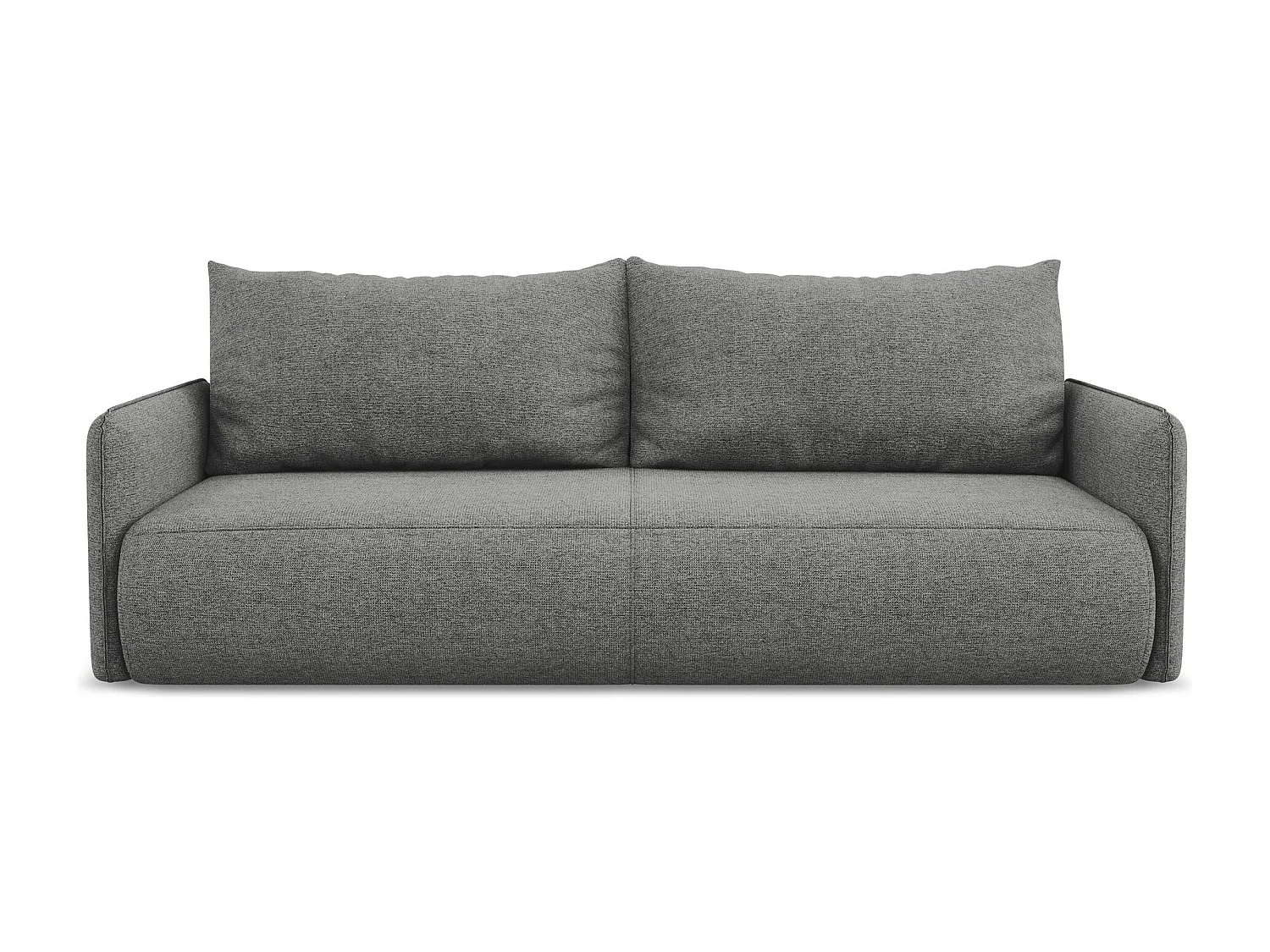 3-Sitzer Sofa mit Schlaffunktion - - Chenille - Elefant - NANEA