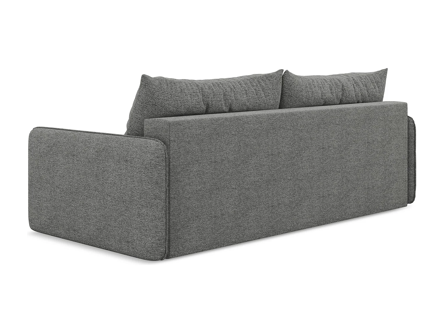 3-Sitzer Sofa mit Schlaffunktion - - Chenille - Elefant - NANEA