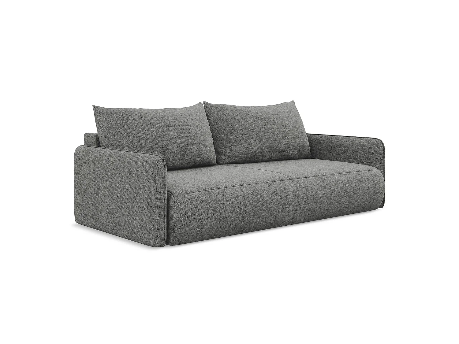 3-Sitzer Sofa mit Schlaffunktion - - Chenille - Elefant - PALERMO