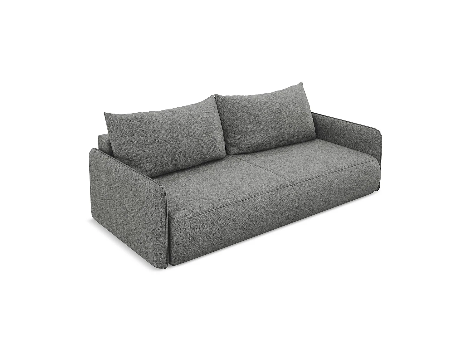 3-Sitzer Sofa mit Schlaffunktion - - Chenille - Elefant - PALERMO