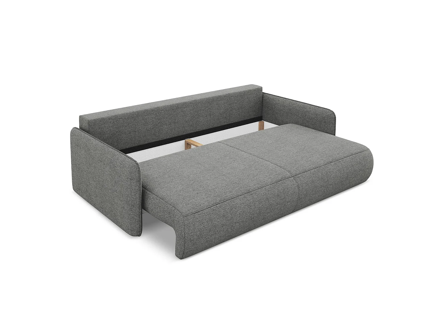 3-Sitzer Sofa mit Schlaffunktion - - Chenille - Elefant - PALERMO