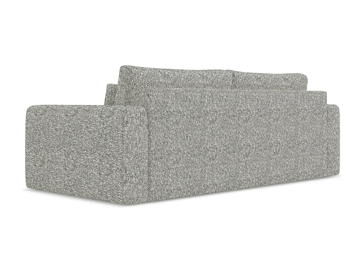 Kanapa 3-osobowa z funkcją spania - z tkaniny strukturalnej - ciemny beż - KAPUA