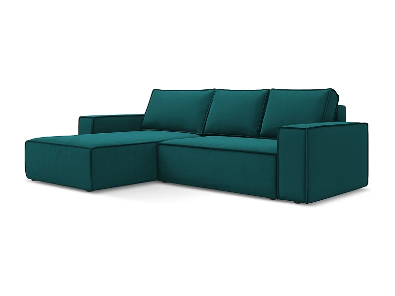 Hoekslaapbank links van marien velours - KIMO