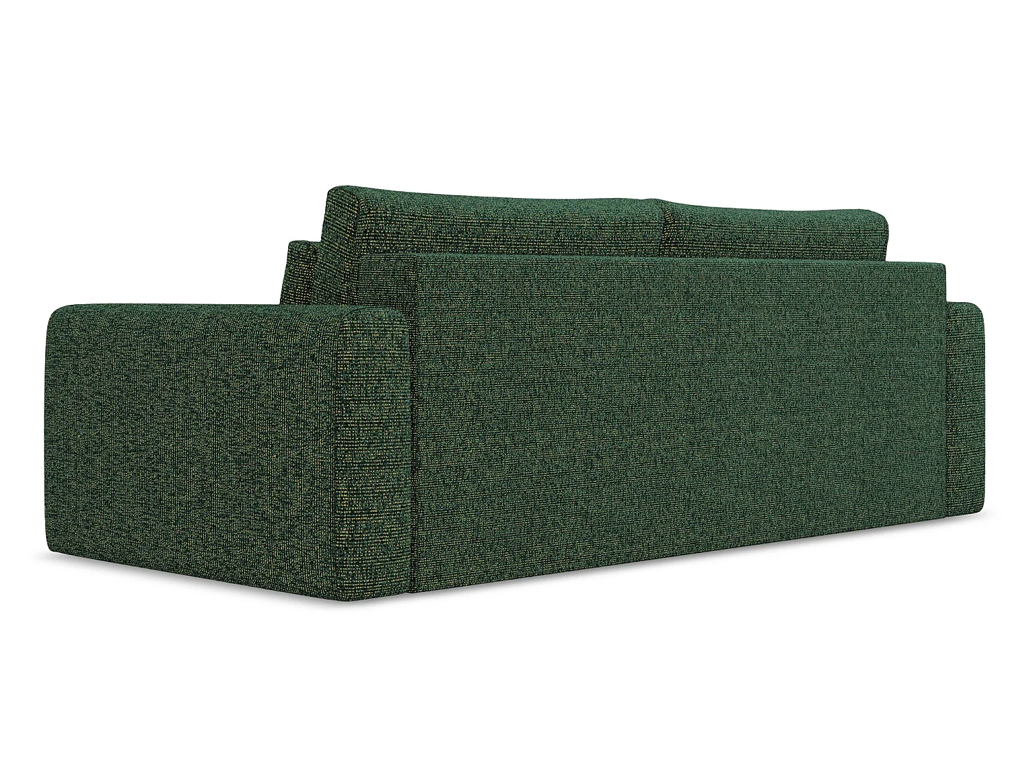 Canapé convertible 3 places en tissu vert KAPUA