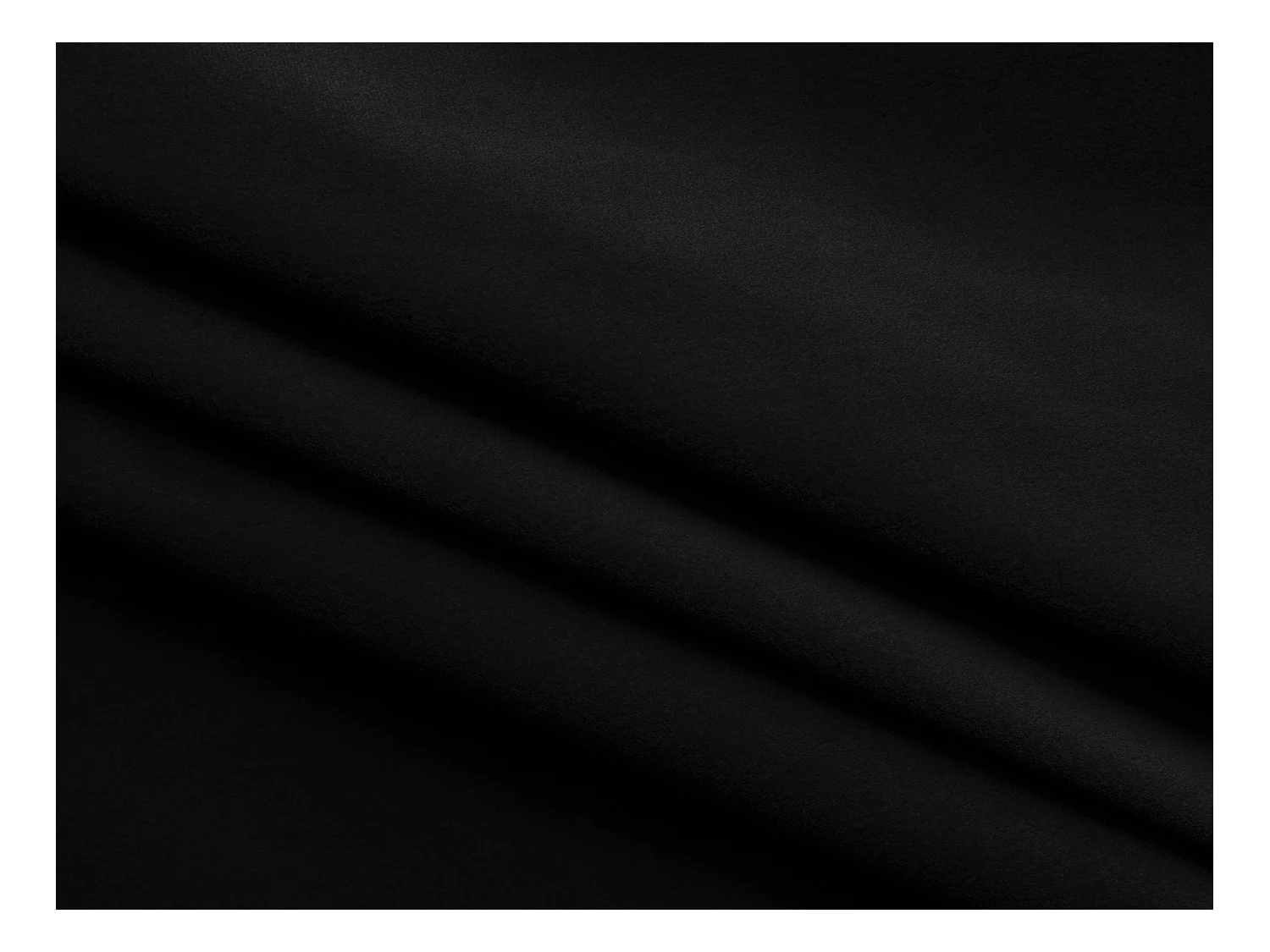 Canapé 3 places convertible en velours - noir - MALIE