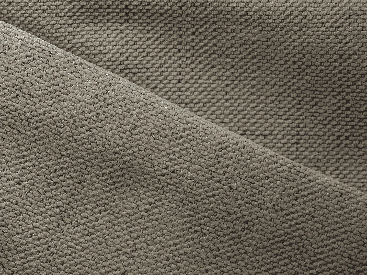 2,5-Sitzer Ecksofa mit Schlaffunktion - Ecke Links - Strukturstoff - Dunkelbeige - PALERMO