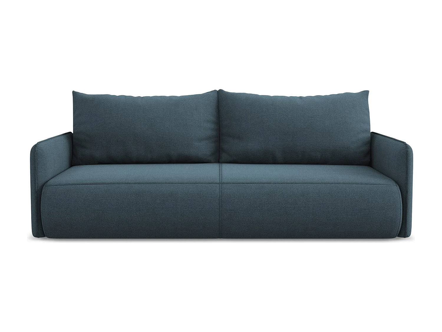 Driezits-slaapbank van jeans textuurstof - NANEA