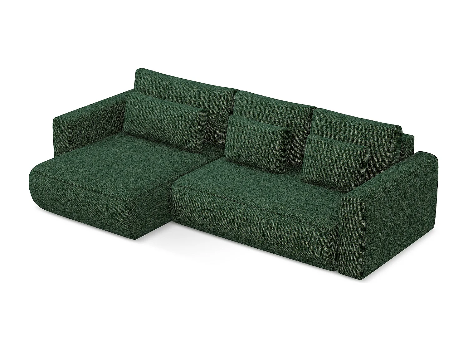 Hoekslaapbank links van groente textuurstof - KAPUA