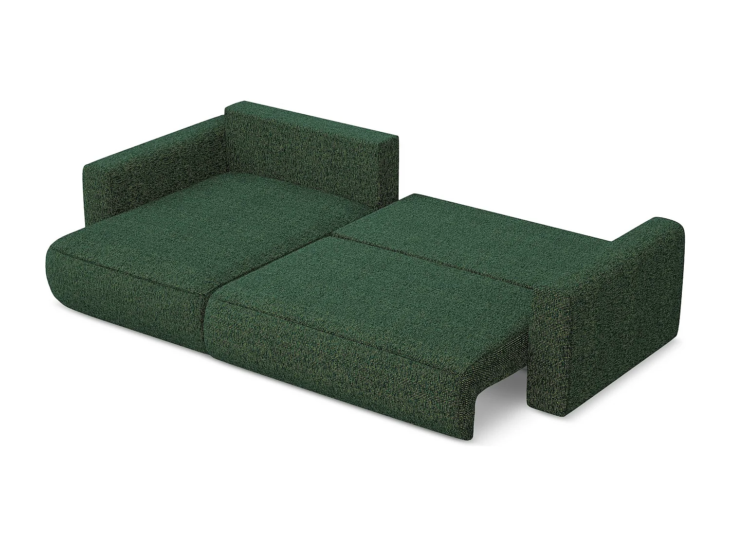 Hoekslaapbank links van groente textuurstof - KAPUA