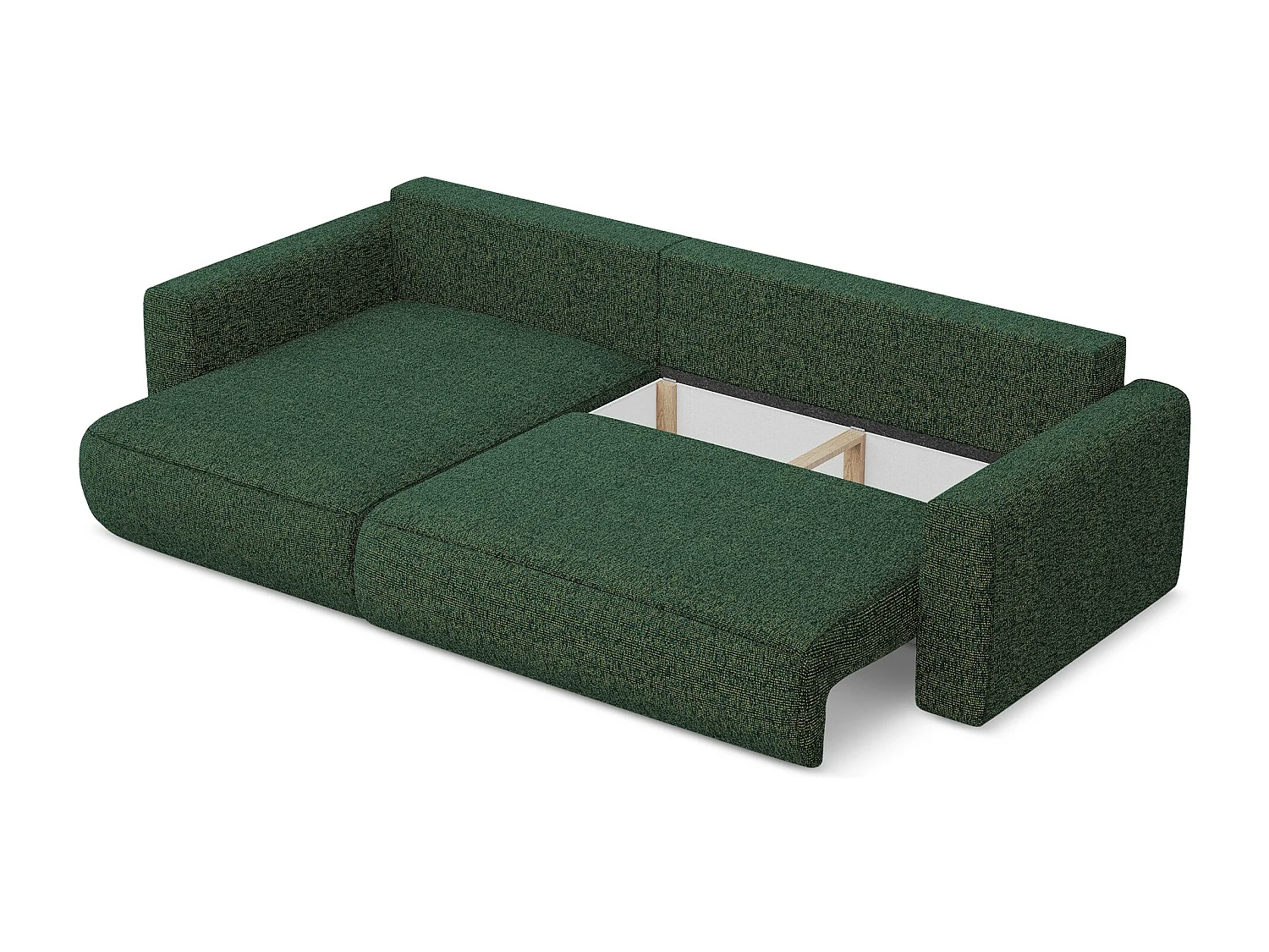 Hoekslaapbank links van groente textuurstof - KAPUA