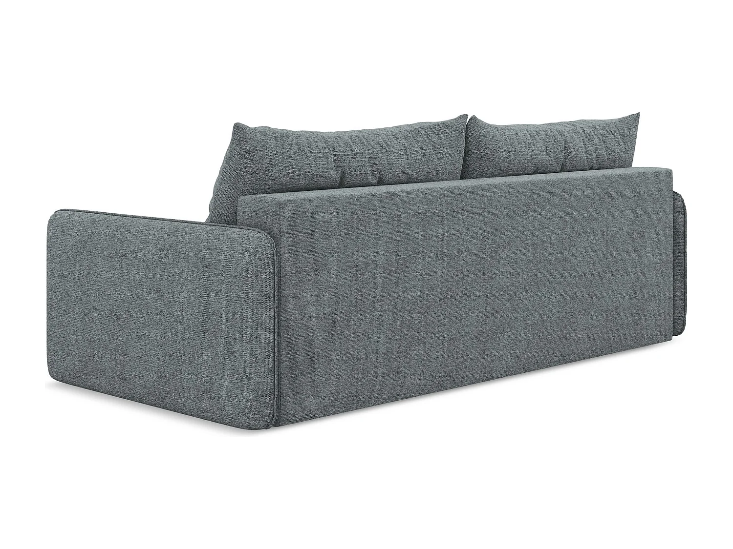 3-Sitzer Sofa mit Schlaffunktion - - Chenille - Jeans - NANEA